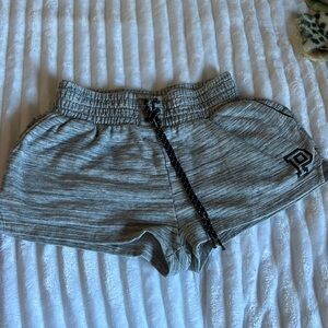 PINK GREY AND BLACK SHORTS